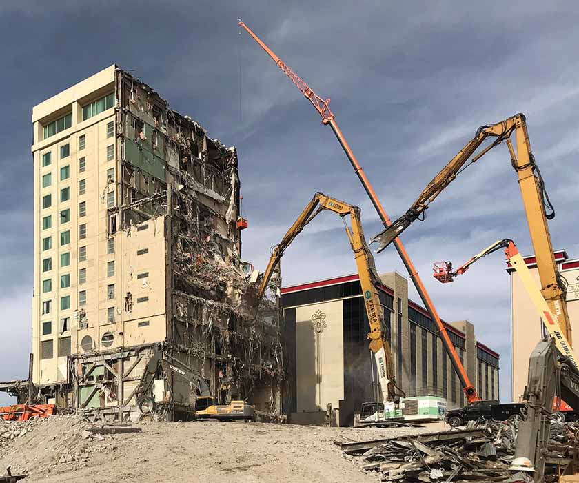 Featured image for “Detail and Determination Safely Bring Down a Dozen Buildings in Las Vegas Casino Complex”